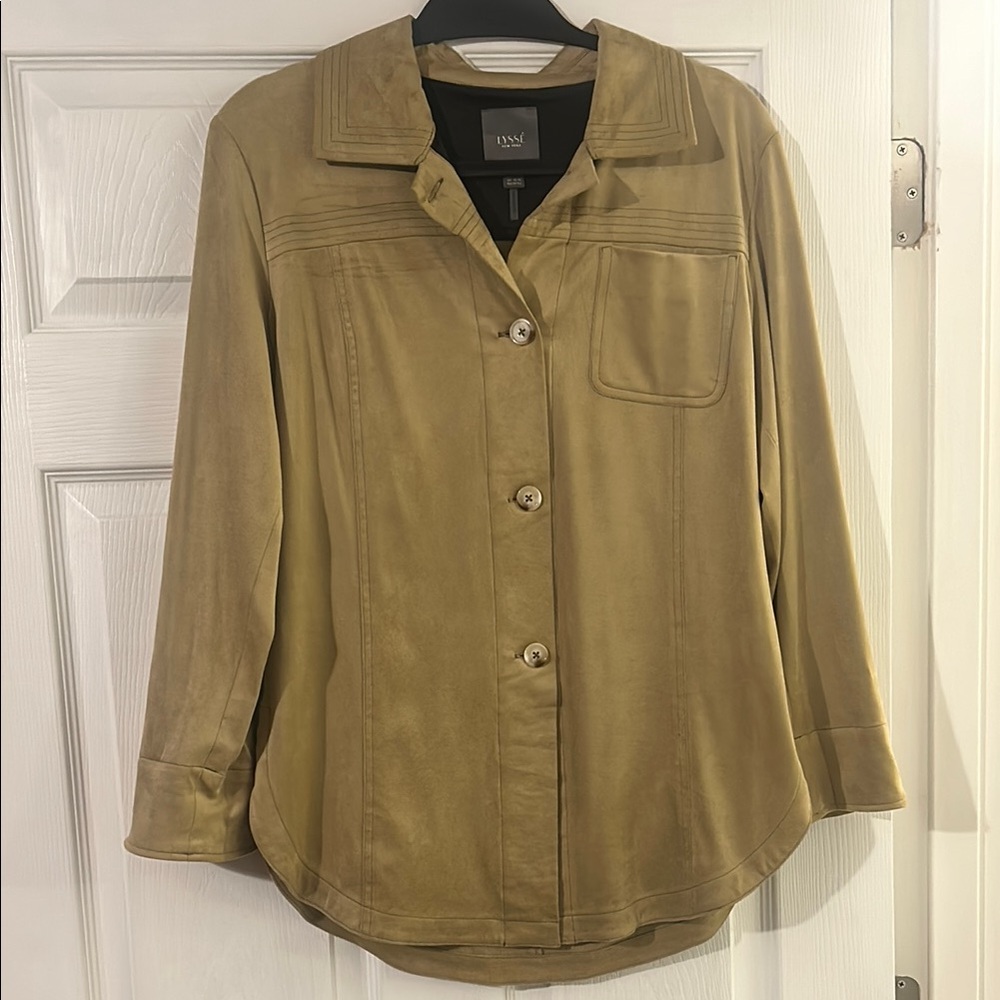 Lysse Tan Long Sleeve Collar Button Down Shirt